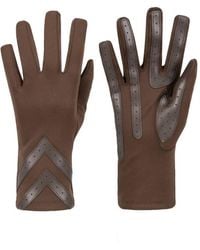 Isotoner - Smartdri Chevron Touchscreen Gloves - Lyst