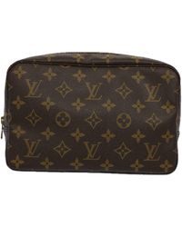 Louis Vuitton - Trousse De Toilette Canvas Clutch Bag (pre-owned) - Lyst