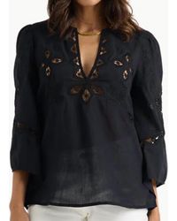Calypso St. Barth - Bella Three-Quarter Sleeve Top - Lyst