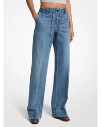 MICHAEL Michael Kors - Michael Kors Isla High-Rise Stretch Denim Jeans - Lyst