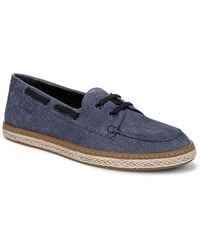 Vionic - Bay Loafers Dark Denim Leather Slip On Comfort Shoes Zogg1818 - Lyst