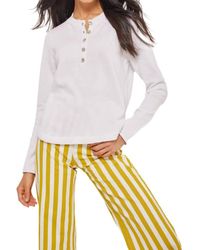 Lisa Todd - Patch Magic Henley Sweater - Lyst