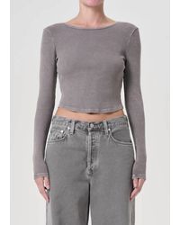 Agolde - Nova Long Sleeve Tee - Lyst