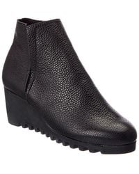 Arche - Larkya Leather Wedge Bootie - Lyst