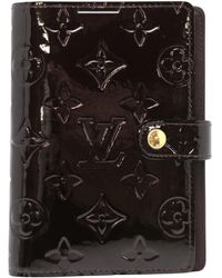 Louis Vuitton - Agenda Cover Patent Leather Wallet (pre-owned) - Lyst
