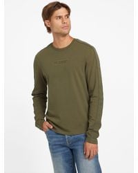 Guess - Eco Pedro Long-Sleeve Crewneck Tee - Lyst