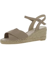 Eric Michael - Leigh Ankle Strap Espadrille Wedge Sandals - Lyst
