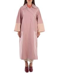 Jil Sander - Crop Sleeved Mid-Length Trench Coat, Brand Size 36 (Us Size 4) - Lyst