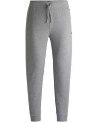 BOSS - Waffle Pajama Bottoms - Lyst