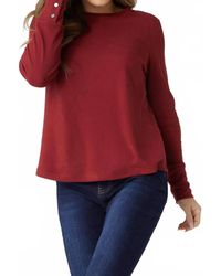 Coco + Carmen - Alexis Super Soft Top With Snap Cuff - Lyst