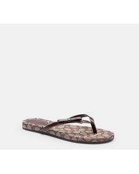 COACH - Bow Flip Flop - Lyst