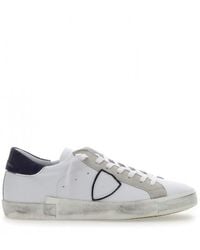 Philippe Model - Sneakers Prsx Low Bianco E Nero - Lyst