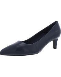 Easy Street - Pointe Faux Leather Slip On Pointed Toe Heels - Lyst