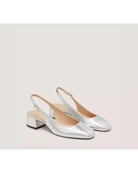 Stuart Weitzman - Maeve Sk676 Pumps Slingback Block Heel Jzz1265 - Lyst