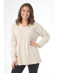 Coco + Carmen - Haevenly Luxe V-Neck Top - Lyst