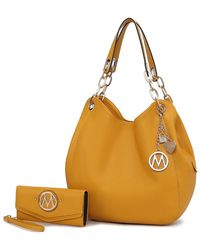 MKF Collection by Mia K - Ashley Sleek Hobo Bag And Wristlet Wallet 2 Pcs Set By Mia K - Lyst