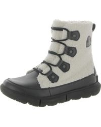 Sorel - Explorer Ii Joan Cozy Leather Faux Fur Winter & Snow Boots - Lyst