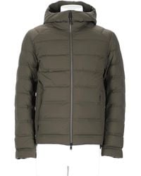 Monobi - Quilted Padded Jacket With Hood And Zip Closure - Lyst