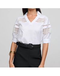 Hinson Wu - Ricki Elbow Sleeve Shirt - Lyst