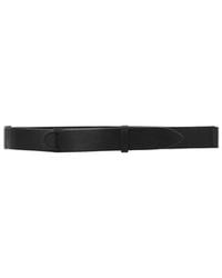 Orciani - Smooth Leather Nobuckle Belt With Sliding Ring Design - Lyst