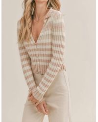 Sadie & Sage - Sunny Afternoon Striped Sweater - Lyst