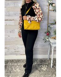 Thml - Floral Sleeve Sweater Top - Lyst