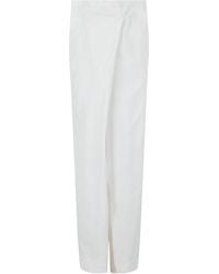 Ferragamo - Paperbag Waist Trousers - Lyst