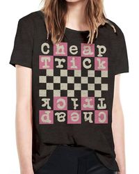 Prince Peter - Cheap Trick Checkerboard Crop Tee - Lyst