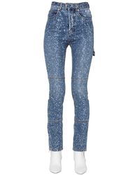 MSGM - High-Waisted Skinny Fit Jeans - Lyst