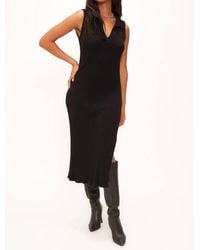 Project Social T - Smooth Operator Collared Sweater Rib Dress - Lyst