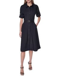 DKNY - Roll Tab Button-Down Dress - Lyst