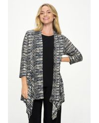 TRUEDAMES - Ity Draped Wrap Jacket - Lyst