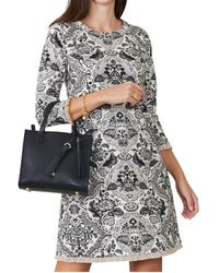 spartina 449 - Cotton Fringe Trim Mini Dress - Lyst