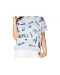 Stewart Simmons - The Florida Sequin Spirit Tee - Lyst