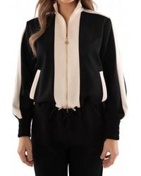 Emily Mccarthy - Bailey Long Sleeve Bomber Jacket - Lyst