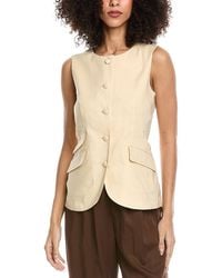 Rag & Bone - Slade Linen-Blend Vest - Lyst