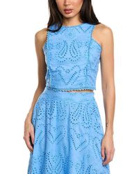Estellina - Eyelet Top - Lyst