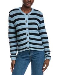 Autumn Cashmere - Cotton By Texture Stripe Jacket - Lyst