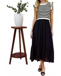 Blu Pepper - Lola Stripe Twofer Dress - Lyst