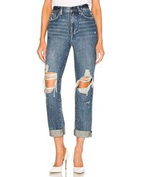 Pistola - Presley High Rise Relaxed Roller Jean - Lyst