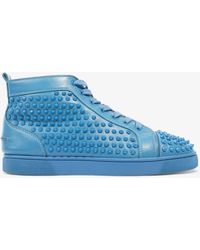 Christian Louboutin - Louis Junior Spikes High-tops Leather - Lyst