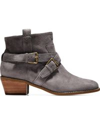 Cole Haan - Jensynn Suede Dressy Ankle Boots - Lyst