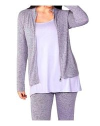 French Kyss - Melange Zip Jacket - Lyst