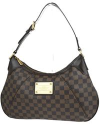 Louis Vuitton - Thames Canvas Shoulder Bag (pre-owned) - Lyst