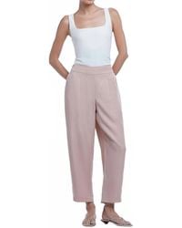 Dāl the Label - Mid-Rise Tapered Pants - Lyst