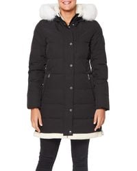 Vince Camuto - Faux Fur Warm Puffer Jacket - Lyst