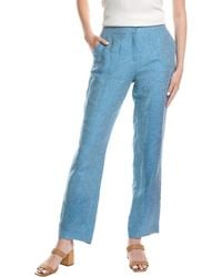 Tahari - The Kenna Linen-Blend Pant - Lyst