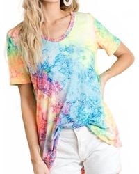Bibi - Neon Tie Dye Top - Lyst