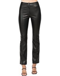 Fate - Faux Leather Flare Pants - Lyst