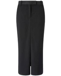Pinko - Knee-Length Tailored Skirt With High Waist And Structured Fit - Lyst